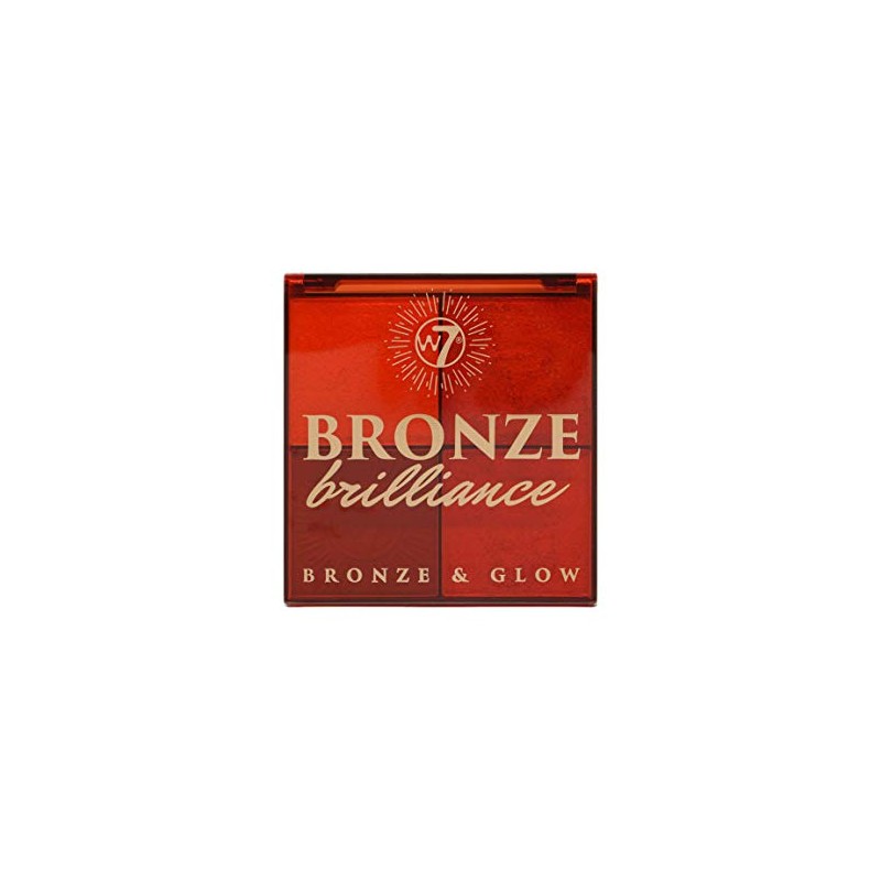 W7 Bronze Brilliance Bronze & Glow Bronzing Powder - Medium/Dark