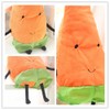Tikwisdom Pre-Kindergarten Toys soft toys lumbar pillow,Carrot, stuffed toys Orange
