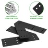 TROPTOLKY 45 Degree Angle Flat Bracket,Heavy Duty Steel Corner Brackets