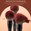 Jessup Set 21 Brochas Profesionales, Base+ojos+cejas, T271 Negro