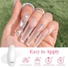 AZUREBEAUTY Nail Repair Kit Transparent Crystal for Broken Cracked Split