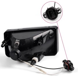 G-PLUS Fog Lights w/Harness Compatible with Chevy Silverado 1500 2500 3500 HD Tahoe Suburban Avalanche 2007-2013 Suburban 1500 2500,Fit OE Factory Style only, Not fit LED Style Clear Lens