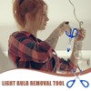 GLEAVI Light Removal Pliers Extractor Fan Light Broken Extractor Metal