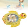 Inflatable Tummy Time Water Mat Yellow Duck Shape Infants Toddlers