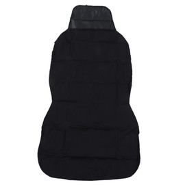 Black Foldable Pets Front Seat Dog Cover with Buckle Waterproof Single Layer Folding Dog Car Seat for Camping