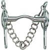SPRENGER Gebiss Liverpoolkandare 16 mm (Edelstahl) mit Edelstahlringen, 13.5 cm,