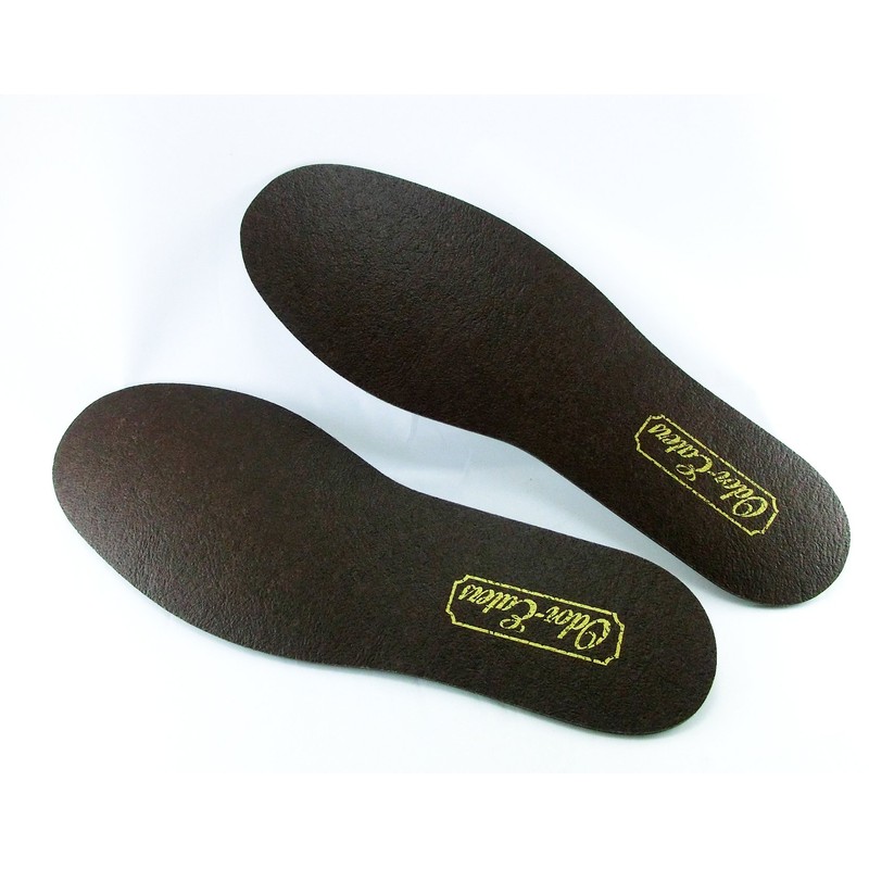Oditer Foot Odor Prevention Leather-like Insole, One Size Fits Most