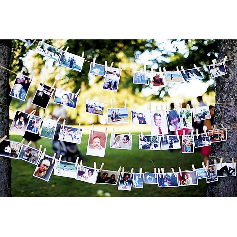 DECORA Sturdy 1 Inch Mini Wooden Craft Clothespins 100pcs