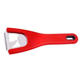 Generic Stainless Steel and Plastic Bottle Tin Can Opener Cutter for Kitchen Home (Red), 15.40 x 5 cm