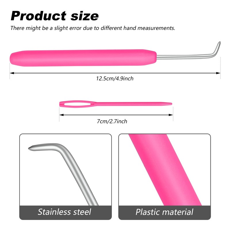 Aulley 1 Set Needle + Hook Crochet for Knitter Knitting