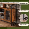 WLIVE TV Stand for 55 Inch TV, 32" Tall Farmhouse