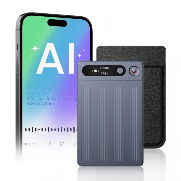 AI Voice Recorder, Free Subscription, Portable Note Voice Recorder with