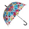 Unique Art 29.5 Inches Diameter Robot Clear Dome Bubble Umbrella
