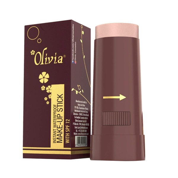 Olivia Pan-stick Waterproof Makeup Factor Foundation SPF- 12 Rachelle Rose MAX -02 by Olivia