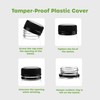 Comfy Package [15 Count - 12 oz. Reusable Plastic Juice