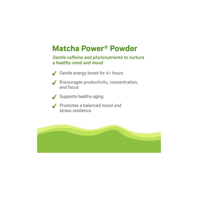 Pure Synergy Matcha Power Orgánico En Polvo - Té Verde