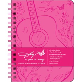 Dolly Parton A Year in Songs Deluxe Organizer 2026 Weekly Planner Calendar