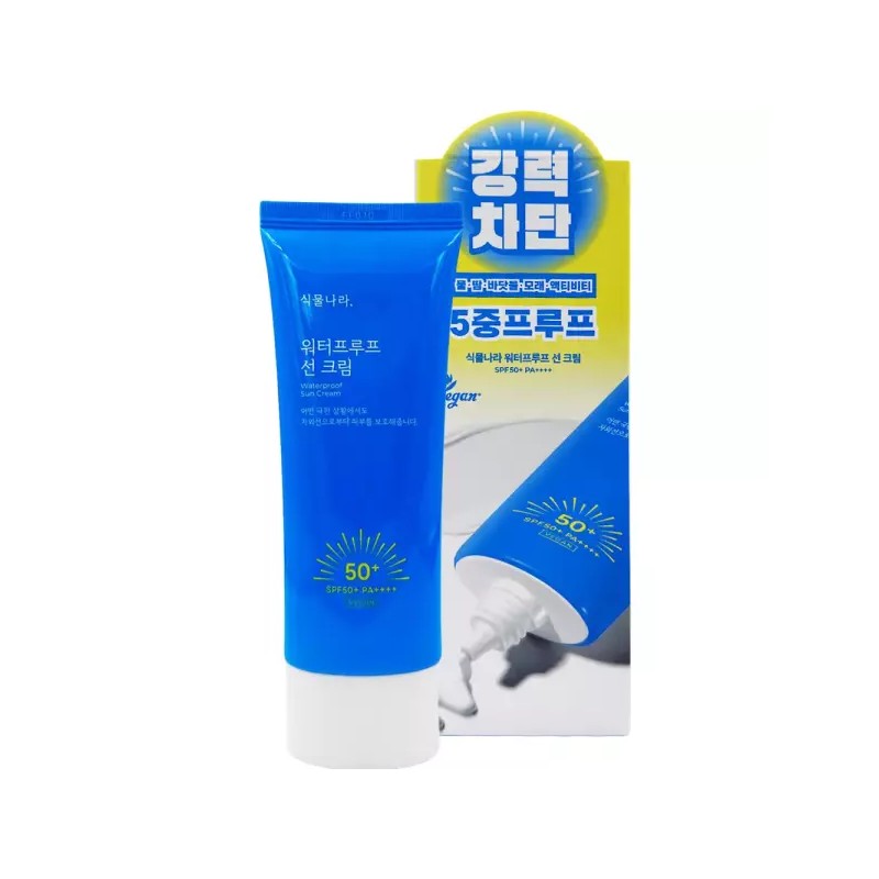 Plant Nation 식물나라 워터프루프 선크림 100ml x3개 SPF50+ 대용량 Plant