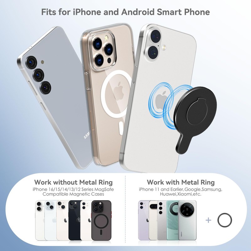 CloudValley Magnetic Ring Mount for DJI OM Smartphone Gimbal -