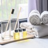 Vesici 200 Pieces Bamboo Toothbrushes Bulk Soft Bristles Toothbrushes with