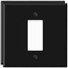 (2 Pack) Jumbo 2-Gang GFCI Rocker Wall Plate Cover –