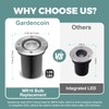Gardencoin Low Voltage Landscape LED Well Lights, 12V in Ground