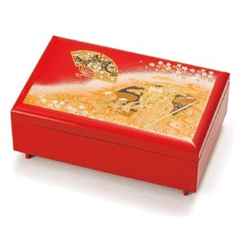 Yamanaka Lacquerware Kyomaga Artisan Jewelry Box, Yamanaka Lacquerware from Kaga City, Ishikawa Prefecture