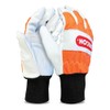 Oregon 91305S Leather Chainsaw Protective Gloves with Left Hand Protection