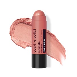 Wet n Wild MegaGlo Rubor en Barra Peach Bums  Blush Cremoso en Stick de Alta Pigmentación para Mejillas con Acabado Natural y Brillante  Rubor...     