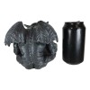Notre Dame Horned Gargoyle With Spell Book Statue Demonic Bibliography