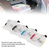 Ink Cartridges Compatible Refill Replacement With Permanent Chip 4 Colors