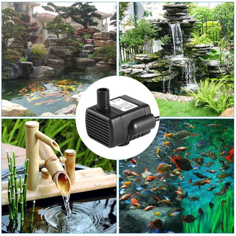 KKDYWQZEE LEDGLE Submersible Pump, Small Mini, Drainage Pump for Pond