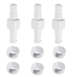 Perfect Pairz D20 Hose Swivel Compatible with Zodiac Polaris 280, 380, 180 Pool Cleaner Hose Swivel, with D15 Nut - 3 Pack