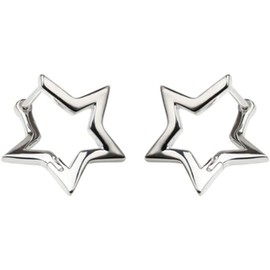 BSLVWG Hoop Earrings for women,Fashion Minimalist Star Small 925 Sterling Silver for Women Teen Girls Cute Huggie Hoops Wedding Engagement Earring Jewelry Gifts for Friend Daughter Hypoallergenic