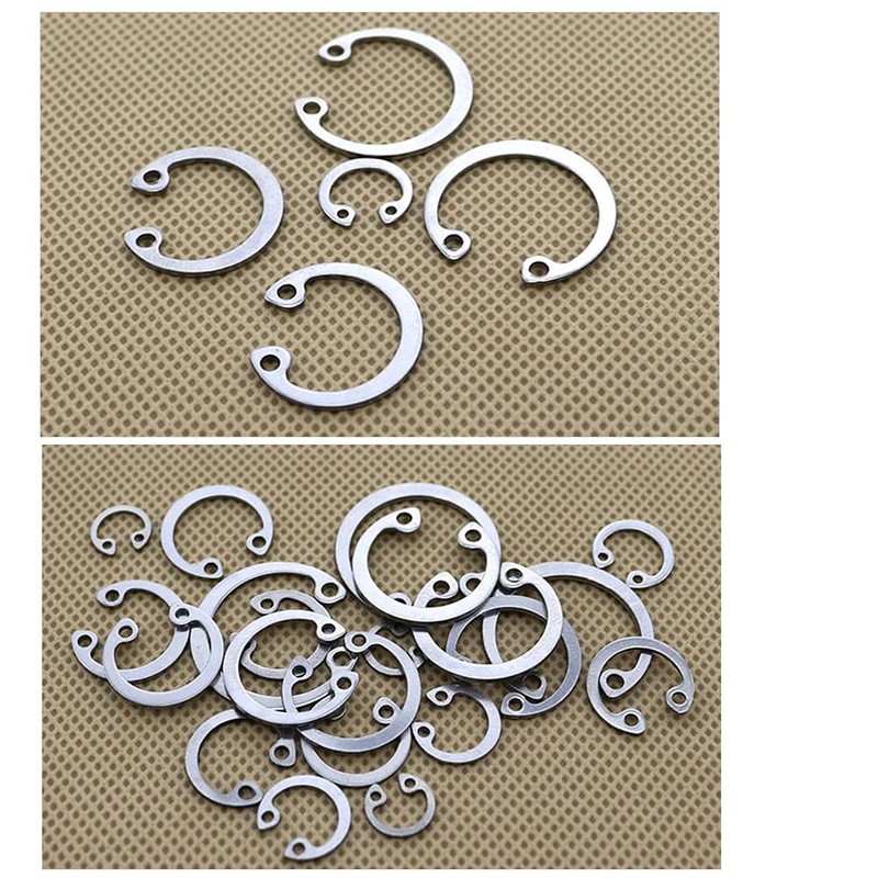 ANSIEDIO C-Clip Snap Ring Internal Circlip Stainless Steel Internal Circlip