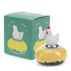 Egg Timer Kitchen Timer Chicken with Loud Bell Plastic Metal