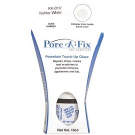 Kohler White Porcelain Touch Up Glaze Repair Kit 15cc for Chips Scratches