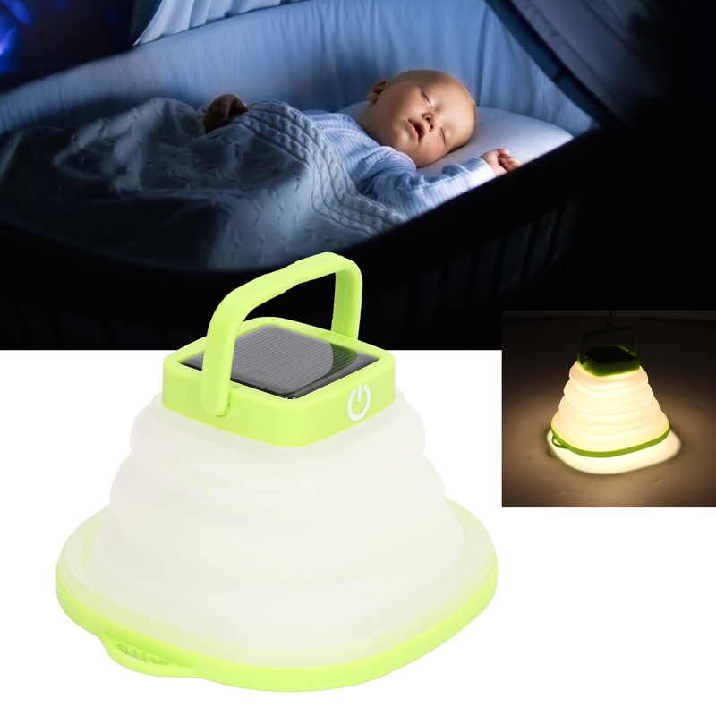Collapsible Solar Light Adjustable 3 Gears USB Rechageable Multifunctional Collapsible