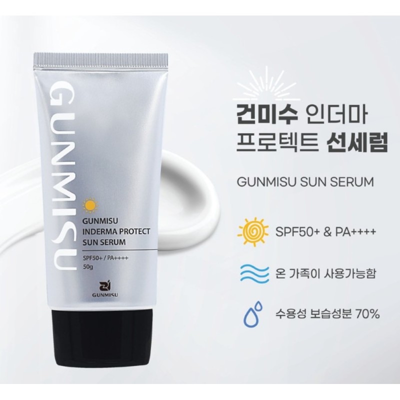Water-soluble sunscreen moisturizing whitening anti-wrinkle serum base UV protection SPF50+