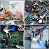 MELIFE 1400Pcs Basic Electronics Component Assortment Kit, Electrolytic Capacitor, Ceramic