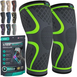 MODVEL Knee Support Set for Men and Women, Breathable Knee Support, Size XL