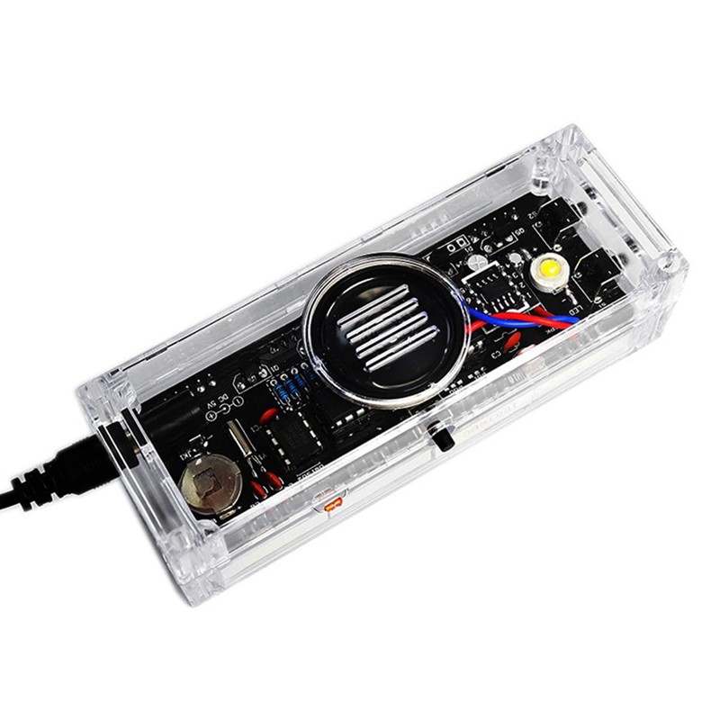 Hsthe Sea DIY LED Digital Clock Kit with Time, Temperature