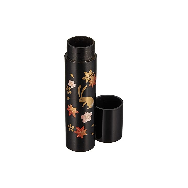 Nakatani Bros 33-4601-2 Yamanaka Lacquer Portable Toothpick Container, Spring and