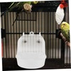 Generic Bird Bath for Indoor Parrots Transparent Bird Bath Basin