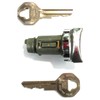 Buick 1955-1958 cerradura de maletero con 2 llaves GM auténticas