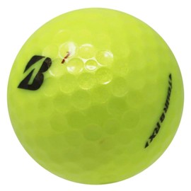 GOLF BALL DIVERS Recycled Golf Balls for Bridgestone Tour BRX, AAA Quality,Value Condition (Yellow, 12 Balls)