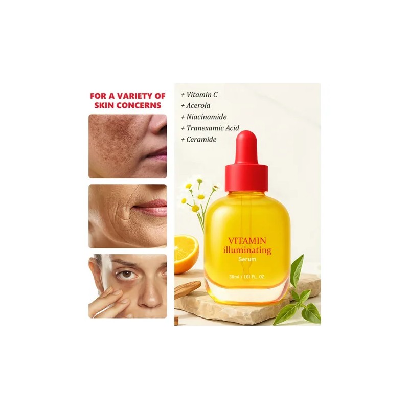 Suero Iluminador con Vitamina C Rejuven Vitamin C Brightening Face