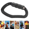 Outdoor Rock Climbing Carabiner Aluminum Alloy Auto Locking Safety Buckle