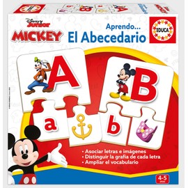 Educa - The Alphabet with Mickey and Friends | Educational Game for Babies Where They Learn to Distinguish the Graphics of Each Letter and Expand His Vocabulary From 3 Years (19328)