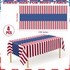 QZYL 4 Pack 4th of July Tablecloths, 54" x 108"